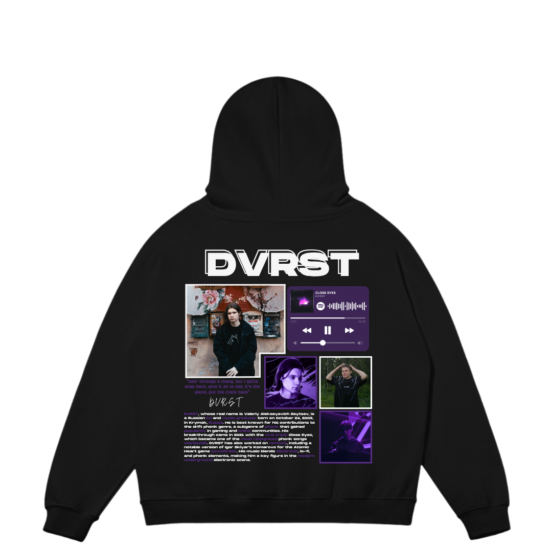 VISTELLA™ Kişiye Özel Oversize Dvrst Hoodie