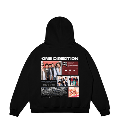 VISTELLA™ Kişiye Özel Oversize One Direction Hoodie