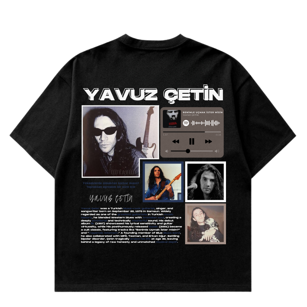VISTELLA™ Kişiye Özel Oversize Yavuz Çetin T-shirt