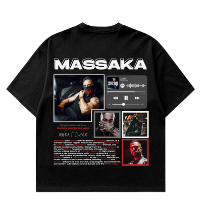 VISTELLA™ Kişiye Özel Oversize Massaka T-shirt