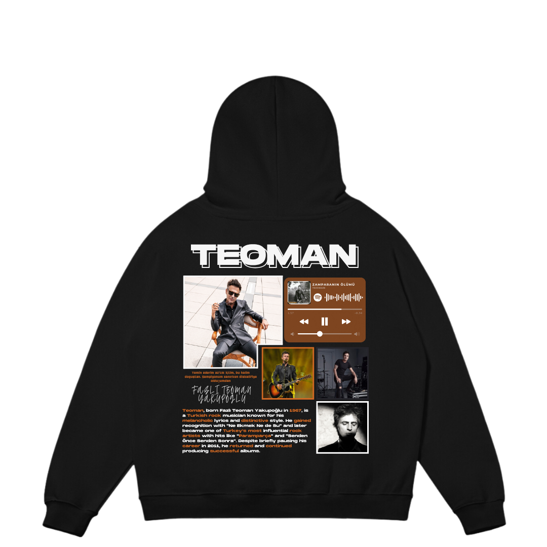 VISTELLA™ Kişiye Özel Oversize Teoman Hoodie