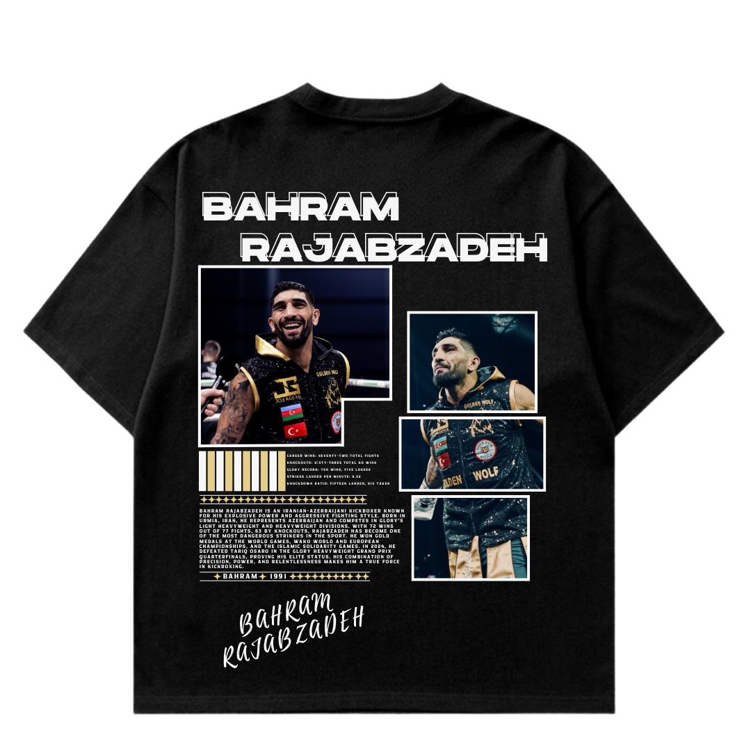 VISTELLA™ Kişiye Özel Oversize Bahram Rajabzadeh T-shirt