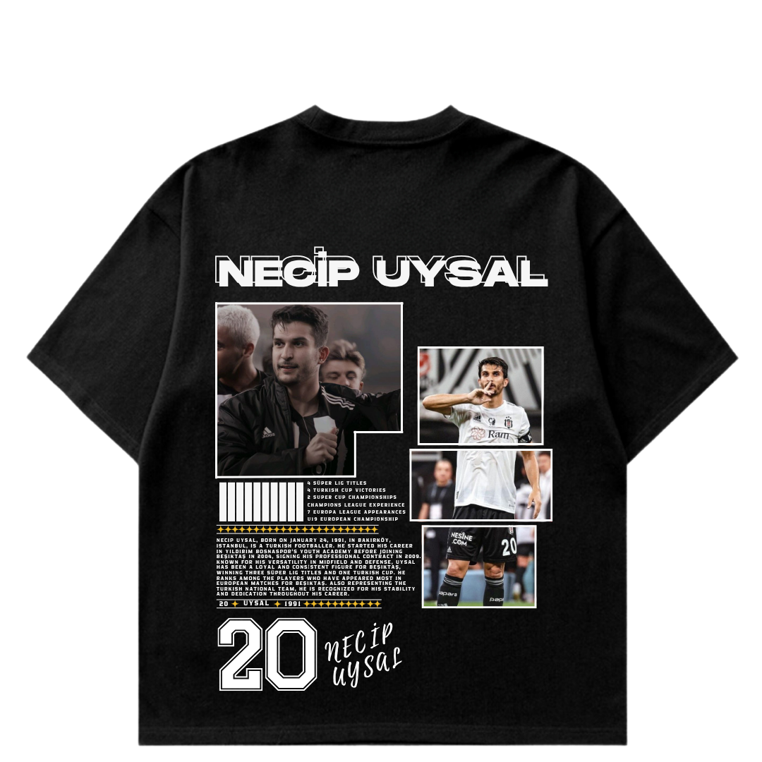 VISTELLA™ Kişiye Özel Oversize Necip Uysal T-shirt