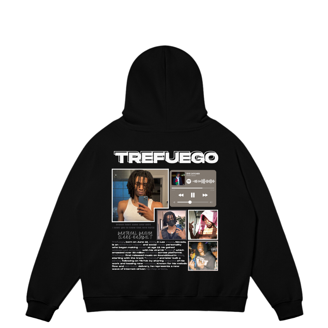VISTELLA™ Kişiye Özel Oversize Trefuego Hoodie