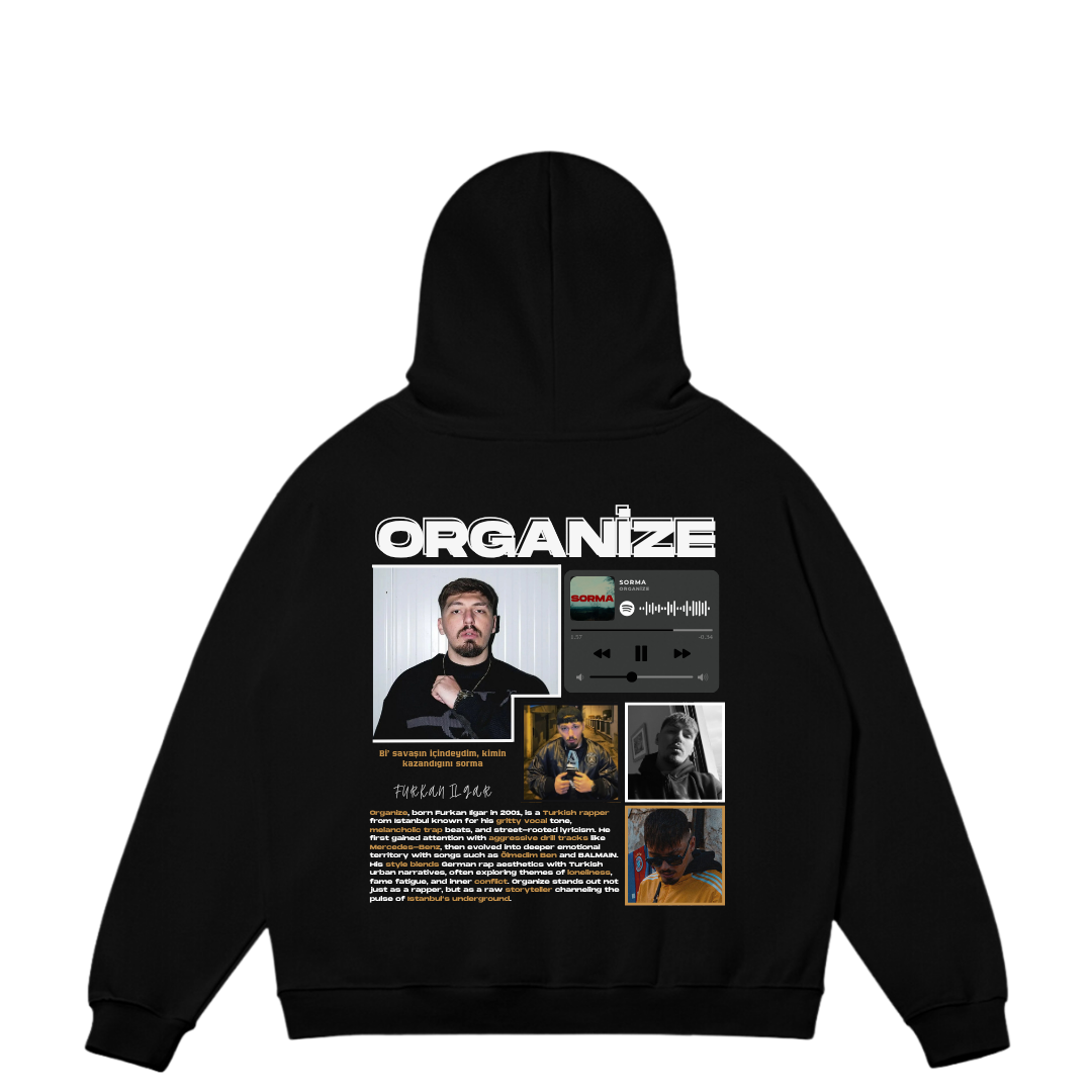 VISTELLA™ Kişiye Özel Oversize Organize Hoodie