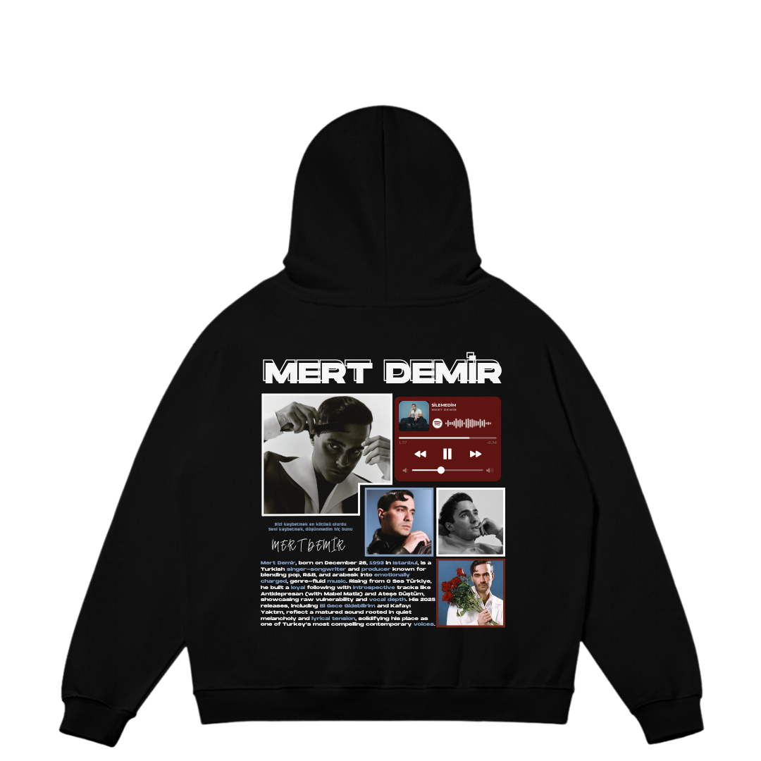 VISTELLA™ Kişiye Özel Oversize Mert Demir Hoodie