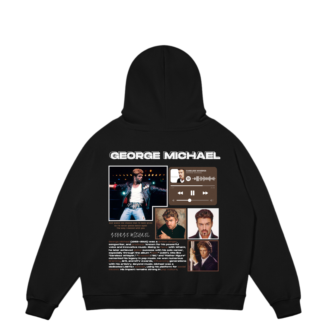 VISTELLA™ Kişiye Özel Oversize George Michael Hoodie