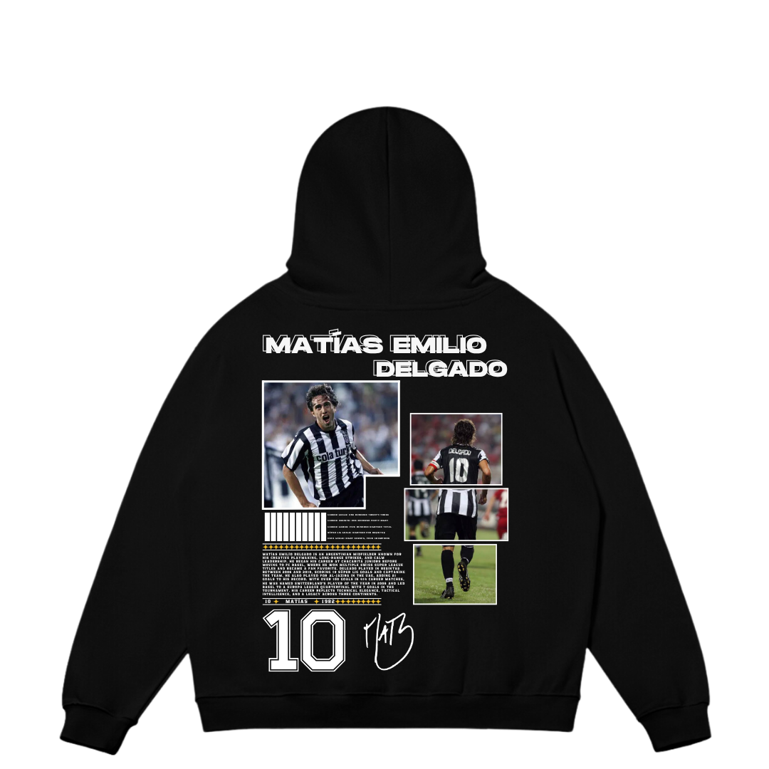 VISTELLA™ Kişiye Özel Oversize Matías Delgado Hoodie