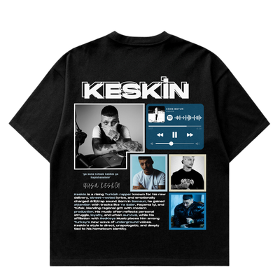 VISTELLA™ Kişiye Özel Oversize Keskin T-shirt