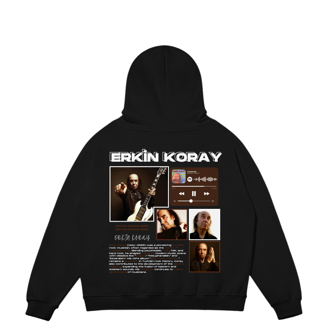 VISTELLA™ Kişiye Özel Oversize Erkin Koray Hoodie
