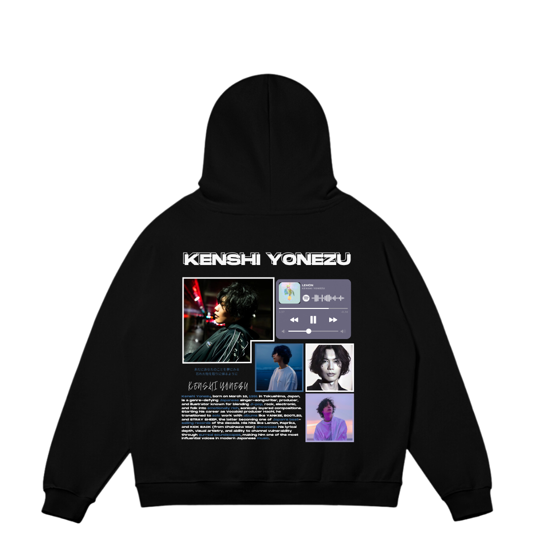 VISTELLA™ Kişiye Özel Oversize Kenshi Yonezu Hoodie