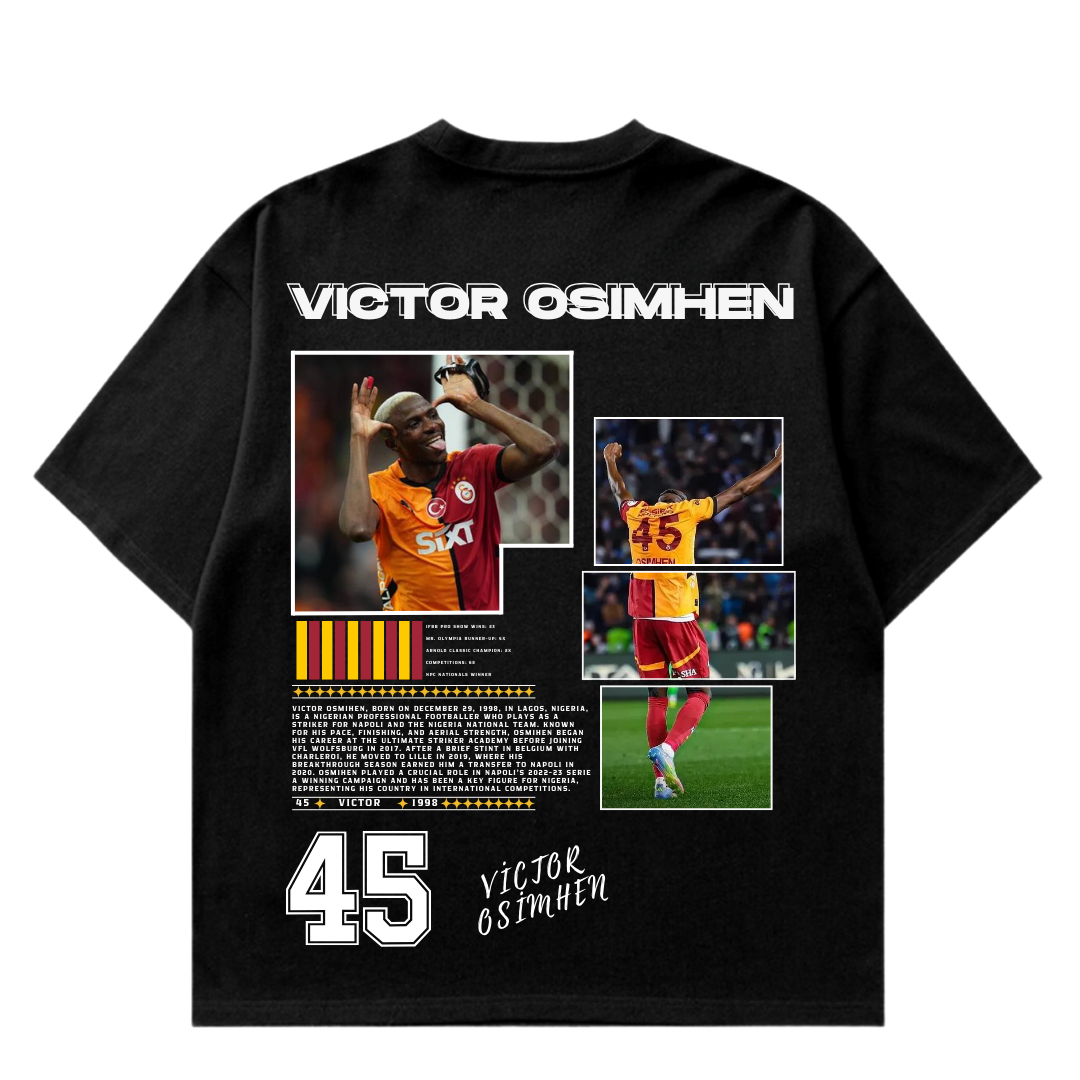 VISTELLA™ Kişiye Özel Oversize Victor Osimhen T-shirt