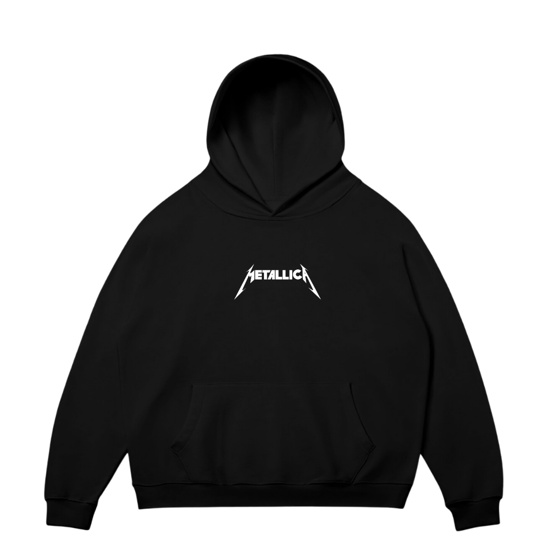 VISTELLA™ Kişiye Özel Oversize Metallica Hoodie