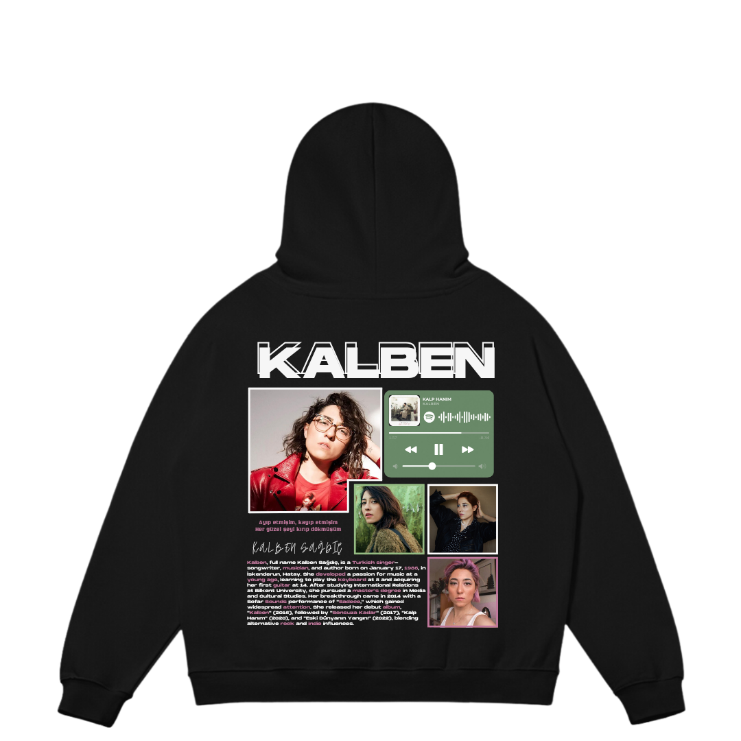 VISTELLA™ Kişiye Özel Oversize Kalben Hoodie