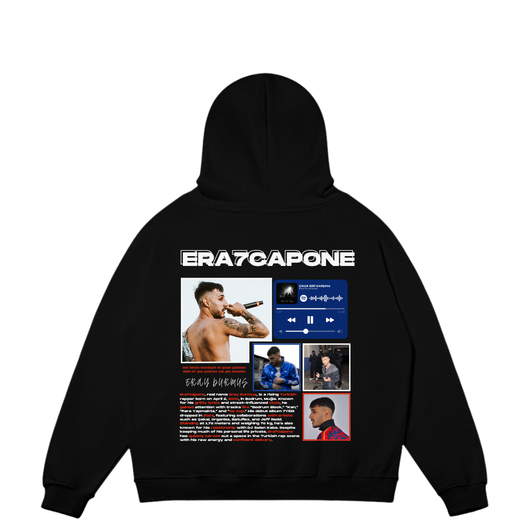 VISTELLA™ Kişiye Özel Oversize Era7capone Hoodie