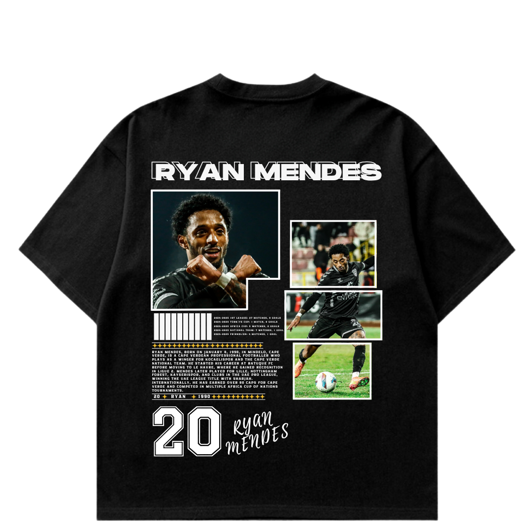 VISTELLA™ Kişiye Özel Oversize Ryan Mendes T-shirt