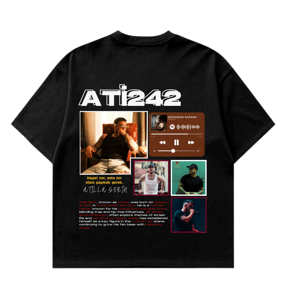VISTELLA™ Kişiye Özel Oversize Ati242 T-shirt