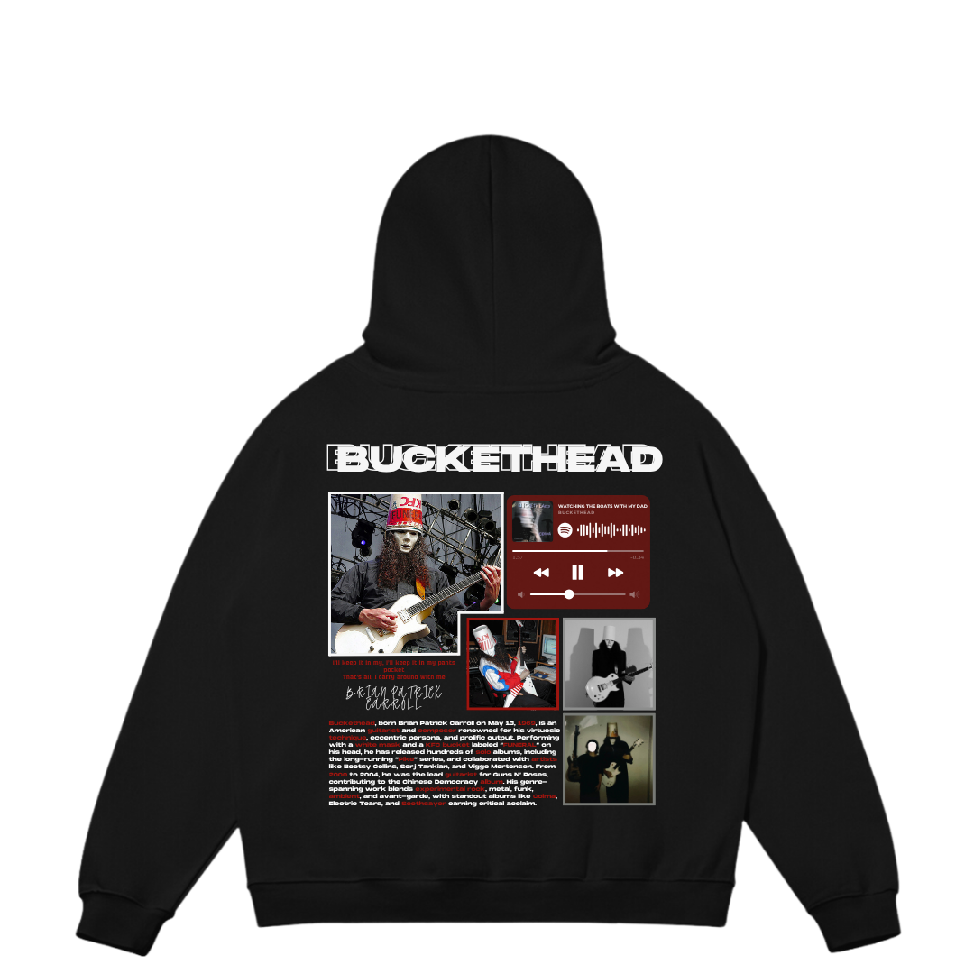VISTELLA™ Kişiye Özel Oversize Buckethead Hoodie