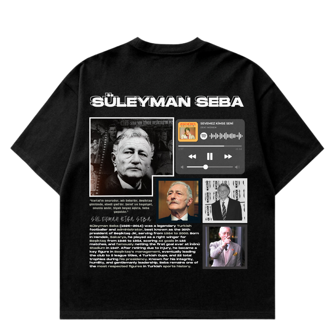 VISTELLA™ Kişiye Özel Oversize Süleyman Seba T-shirt