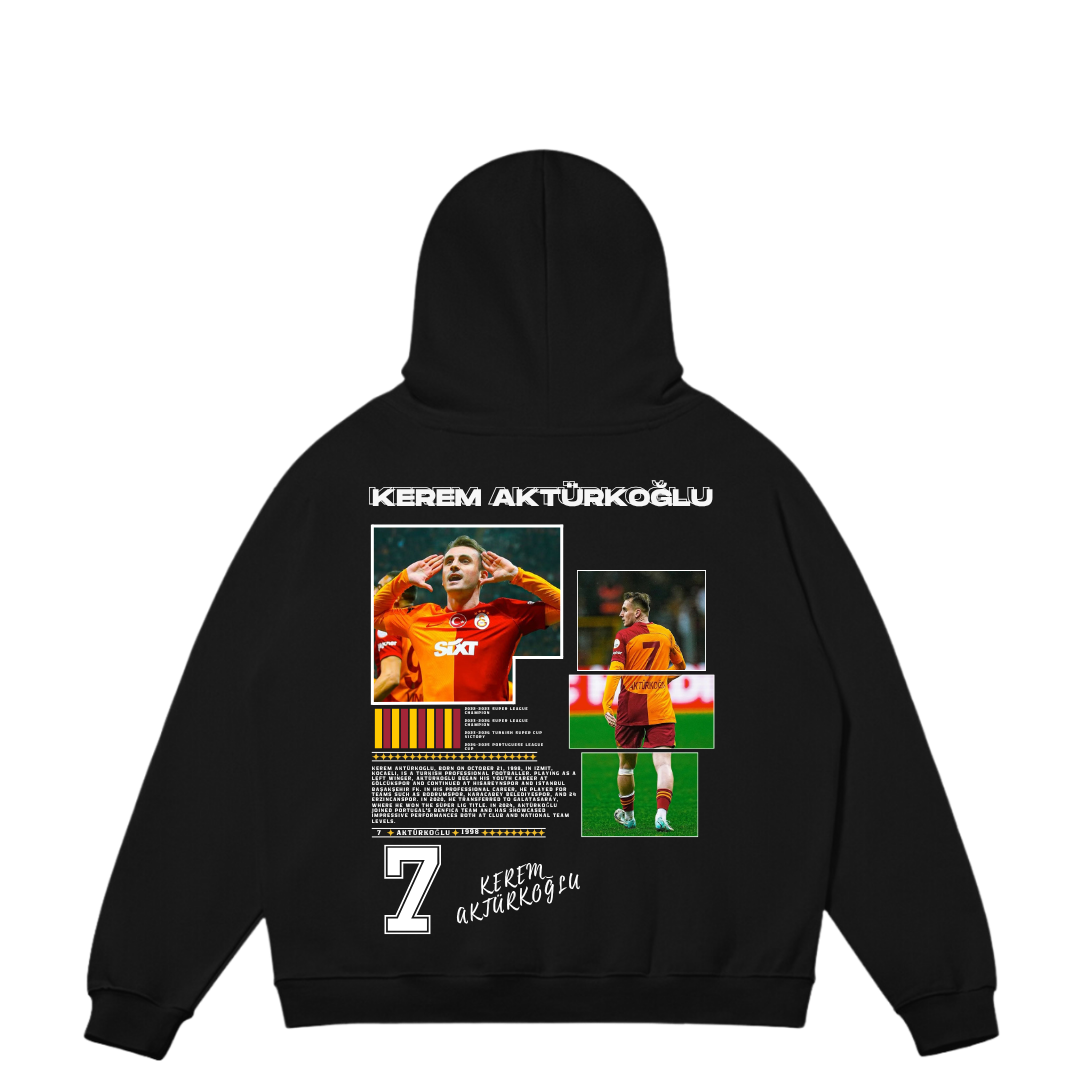 VISTELLA™ Kişiye Özel Oversize Kerem Aktürkoğlu Hoodie