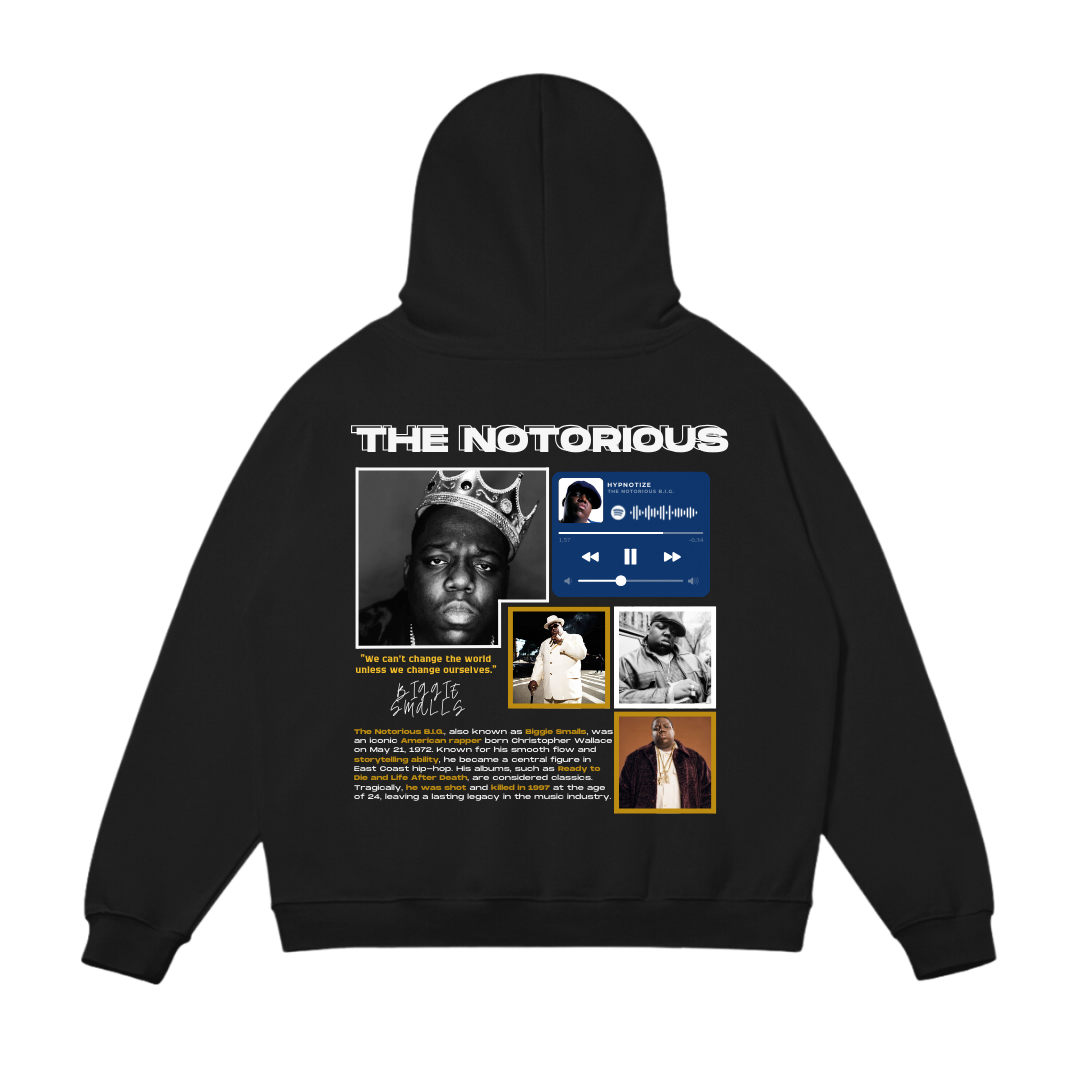 VISTELLA™ Kişiye Özel Oversize Biggie Hoodie