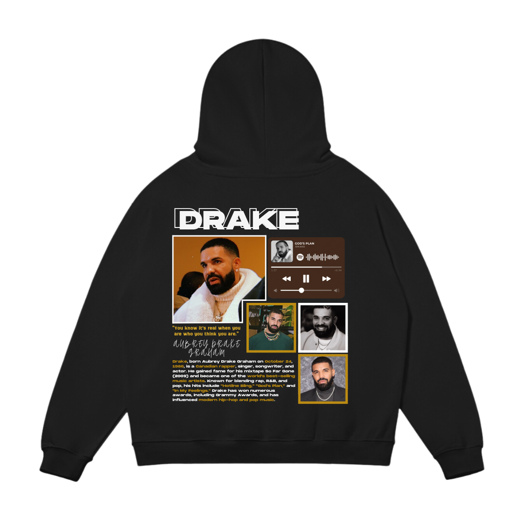 VISTELLA™ Kişiye Özel Oversize Drake Hoodie