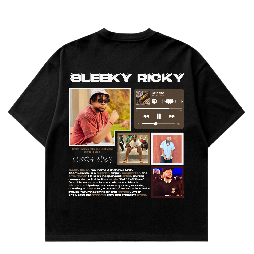VISTELLA™ Kişiye Özel Oversize Sleeky Ricky T-shirt