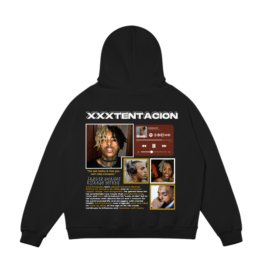 VISTELLA™ Kişiye Özel Oversize XXXTentacion Hoodie – Vistella