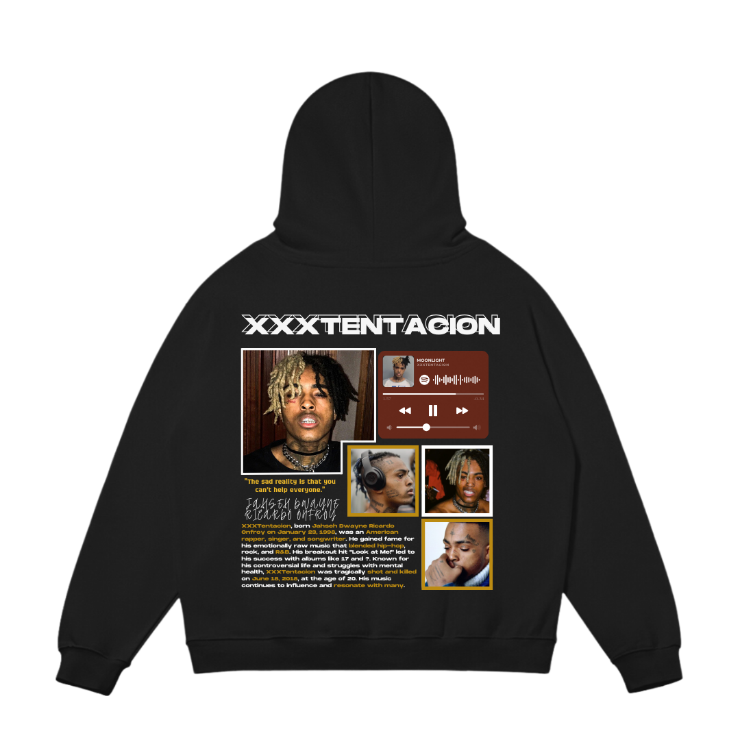 VISTELLA™ Kişiye Özel Oversize XXXTentacion Hoodie