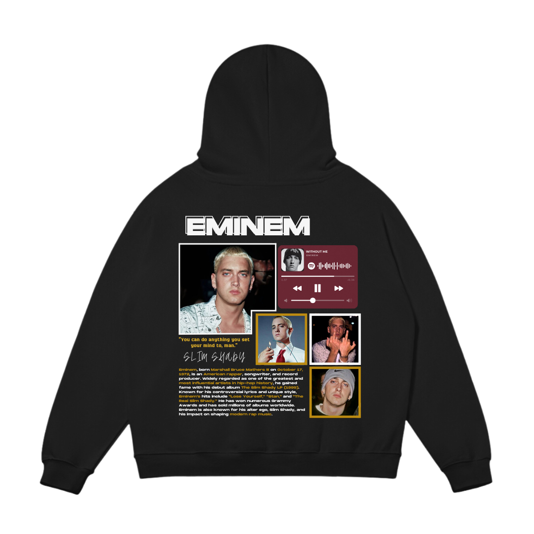 VISTELLA™ Kişiye Özel Oversize Eminem Hoodie