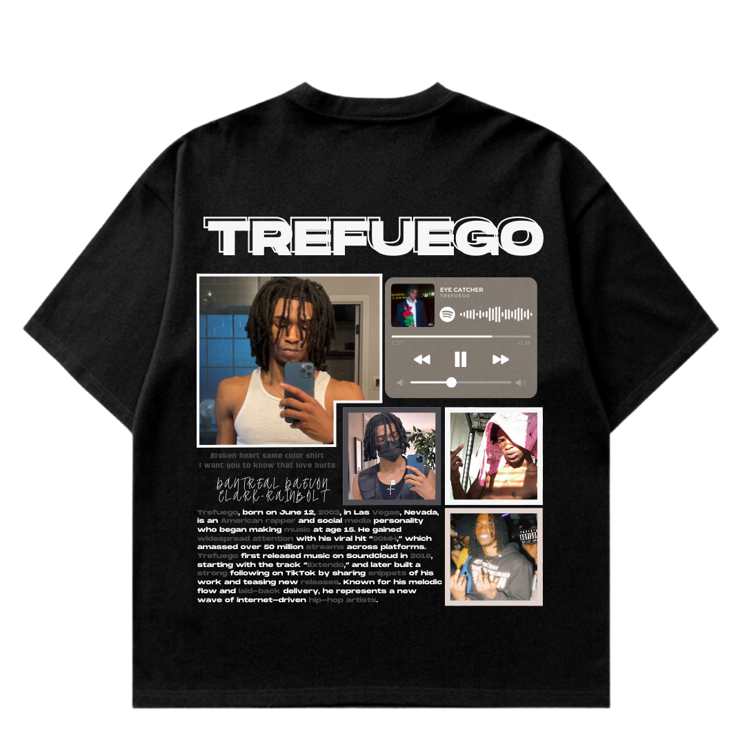 VISTELLA™ Kişiye Özel Oversize Trefuego T-shirt