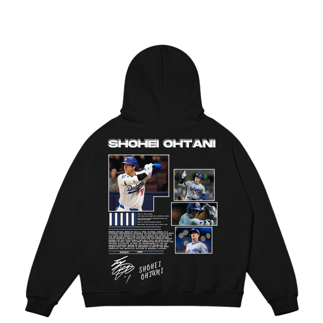 VISTELLA™ Kişiye Özel Oversize Shohei Ohtani Hoodie