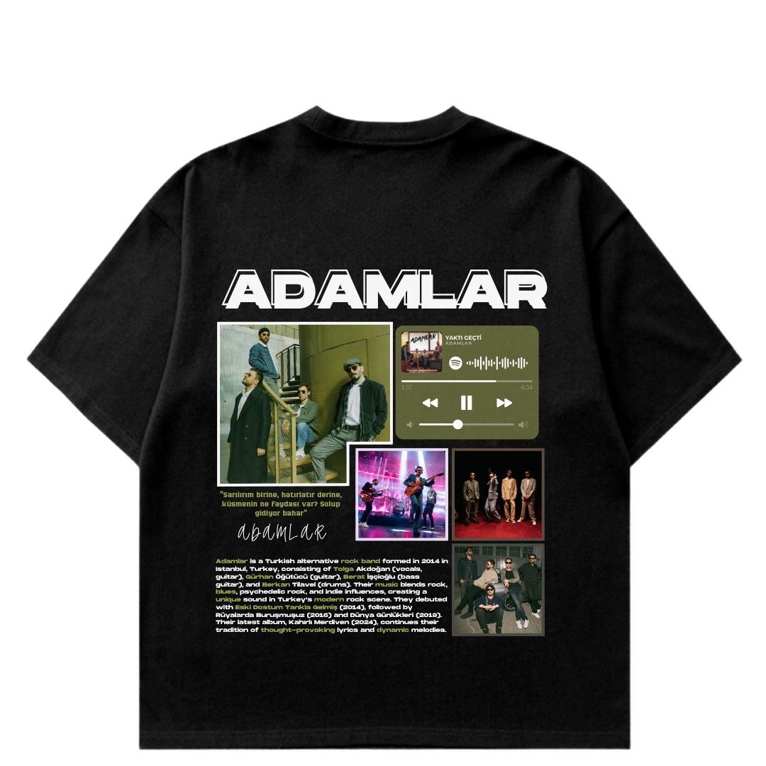 VISTELLA™ Kişiye Özel Oversize Adamlar T-shirt