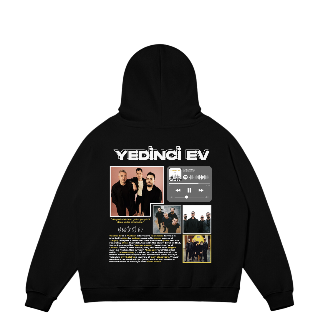 VISTELLA™ Kişiye Özel Oversize Yedinci Ev Hoodie