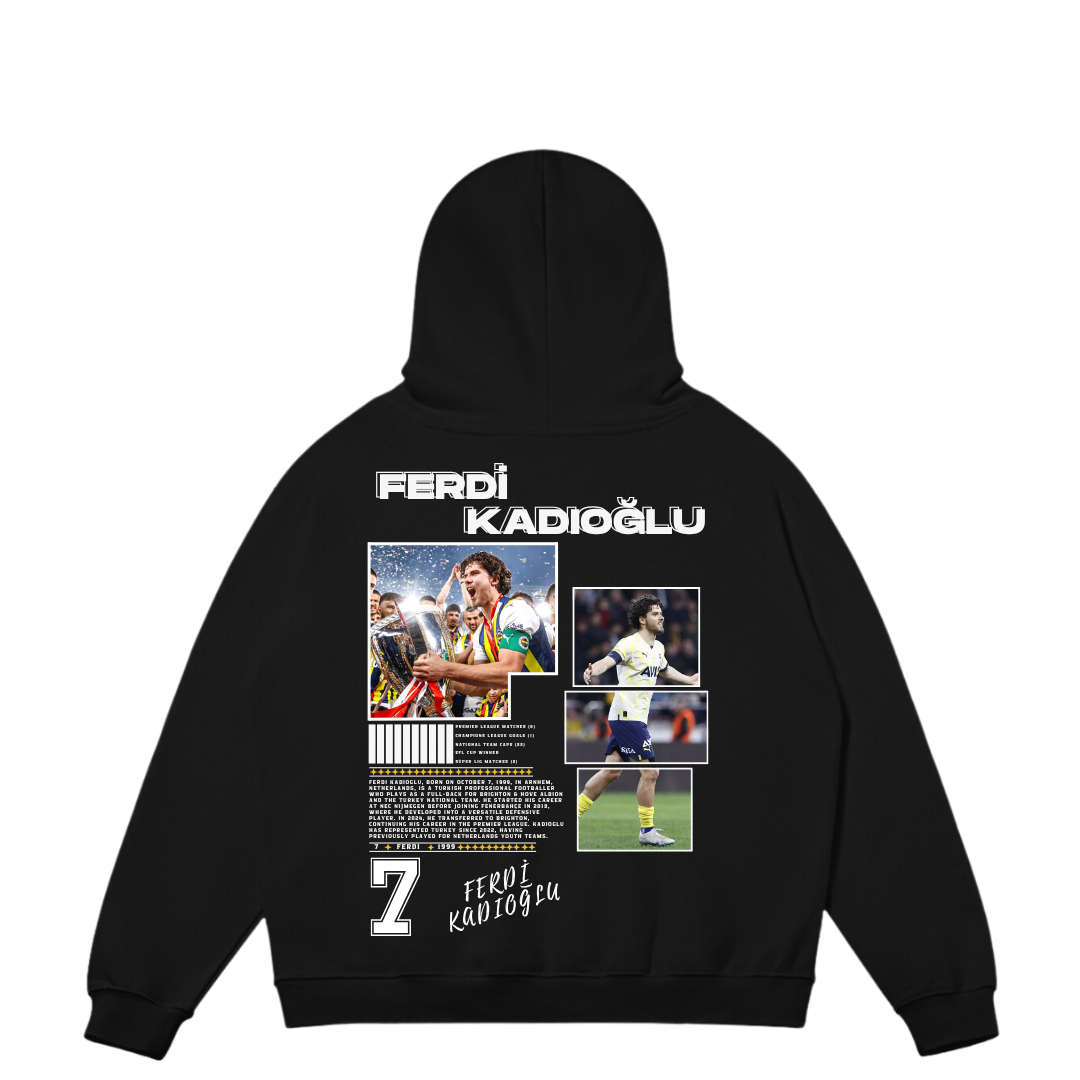 VISTELLA™ Kişiye Özel Oversize Ferdi Kadıoğlu Hoodie
