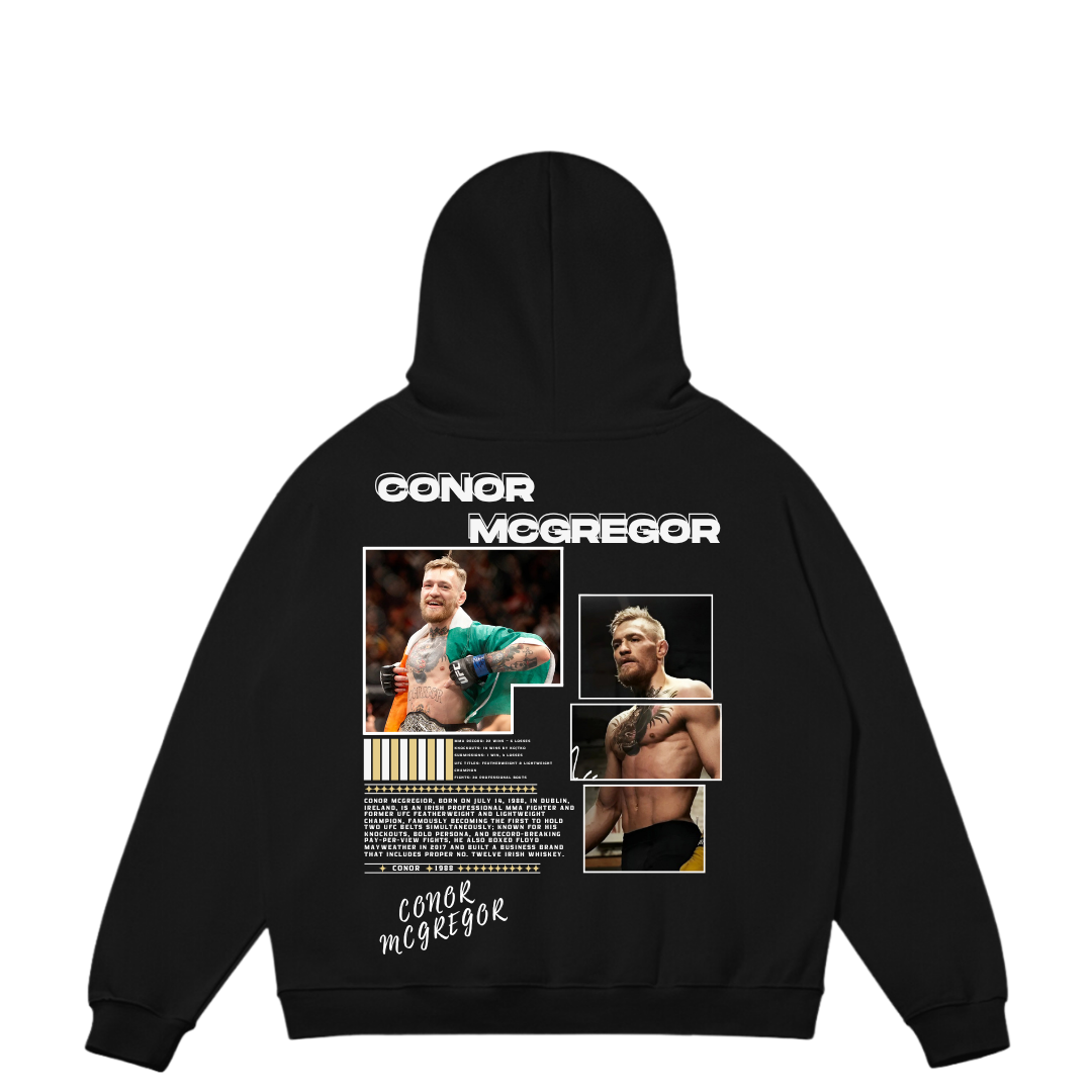 VISTELLA™ Kişiye Özel Oversize Conor Mcgregor Hoodie