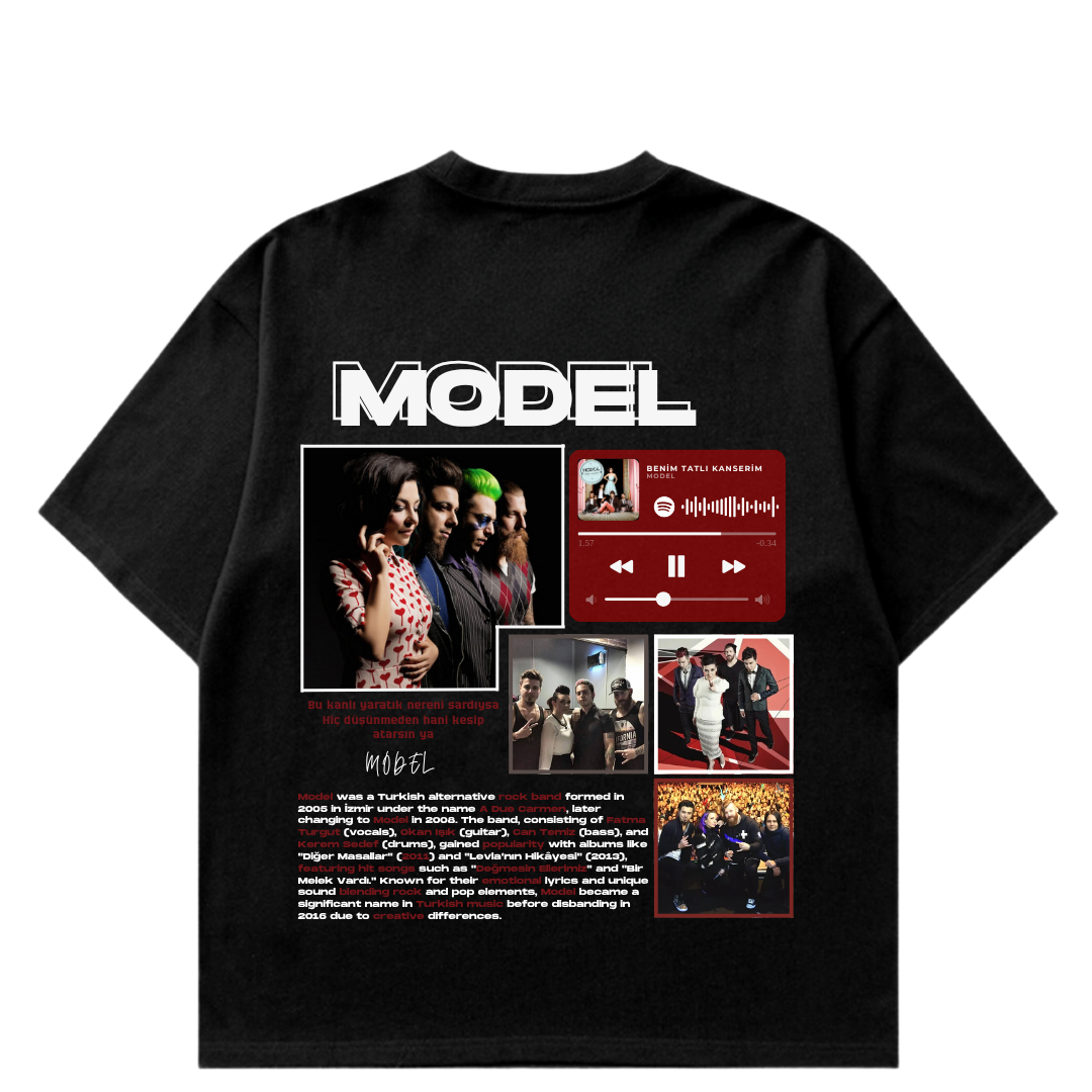 VISTELLA™ Kişiye Özel Oversize Model T-shirt