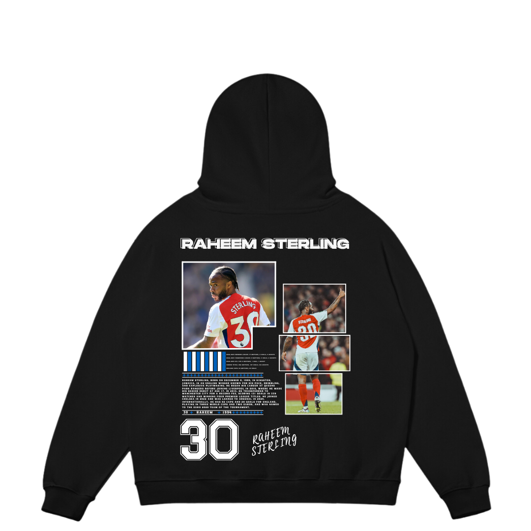 VISTELLA™ Kişiye Özel Oversize Raheem Sterling Hoodie