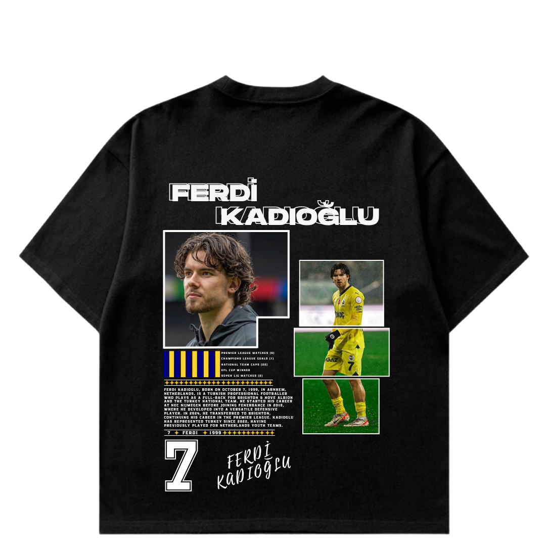 VISTELLA™ Kişiye Özel Oversize Ferdi Kadıoğlu T-shirt