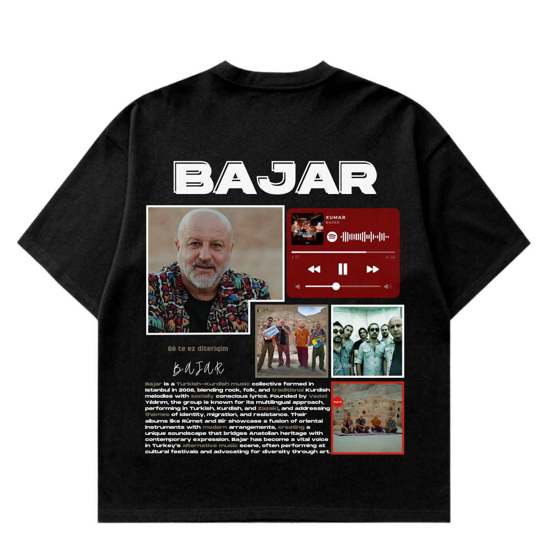 VISTELLA™ Kişiye Özel Oversize Bajar T-shirt