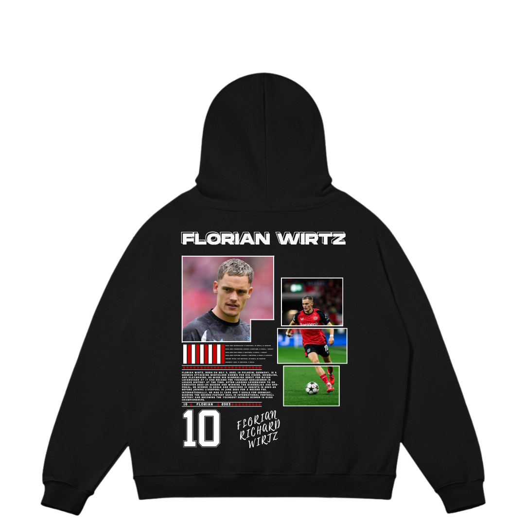 VISTELLA™ Kişiye Özel Oversize Florian Wirtz Hoodie