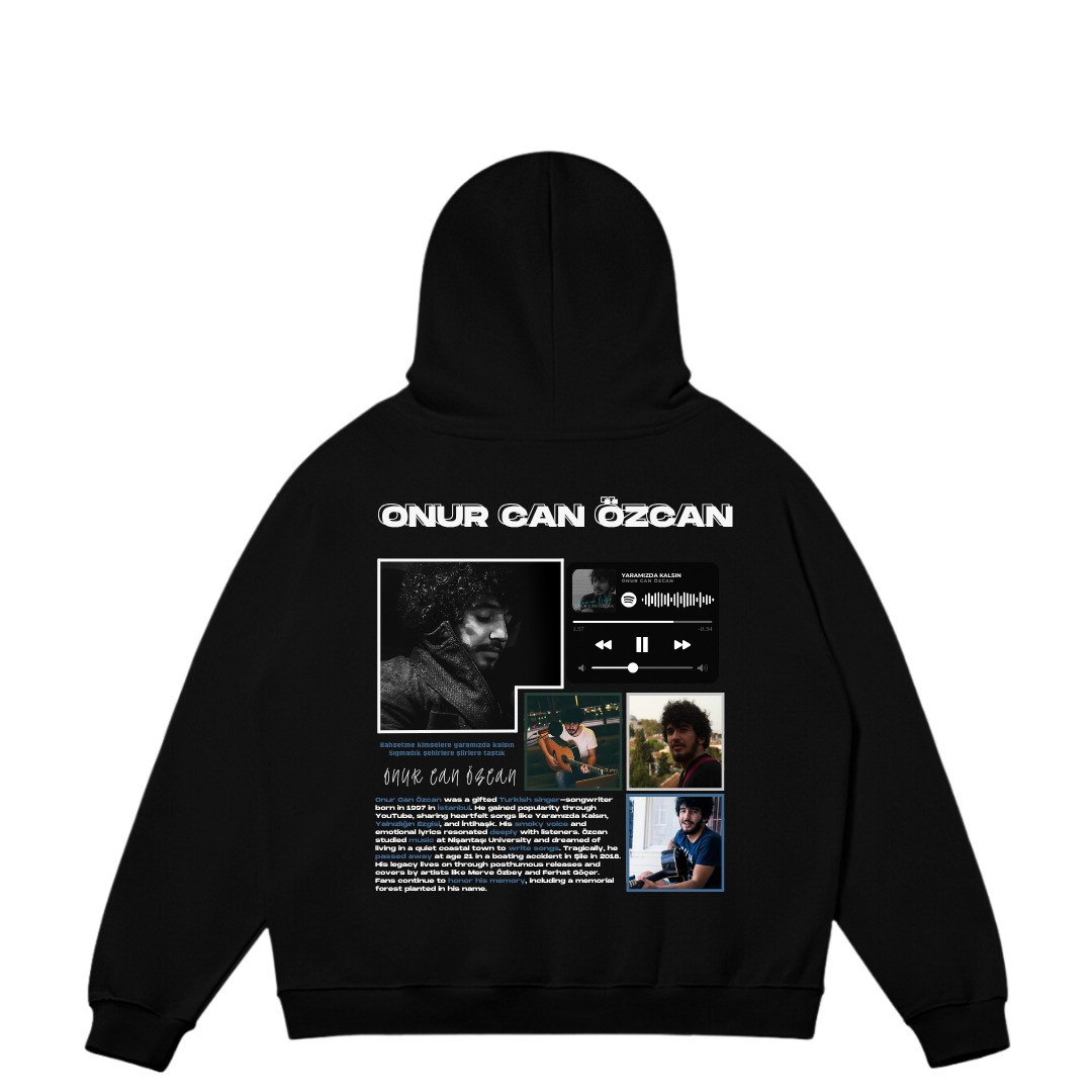 VISTELLA™ Kişiye Özel Oversize Onur Can Özcan Hoodie