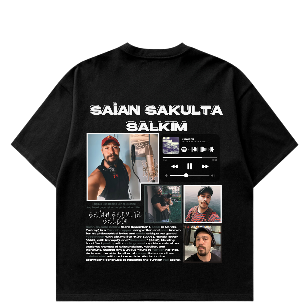 VISTELLA™ Kişiye Özel Oversize Saian T-shirt