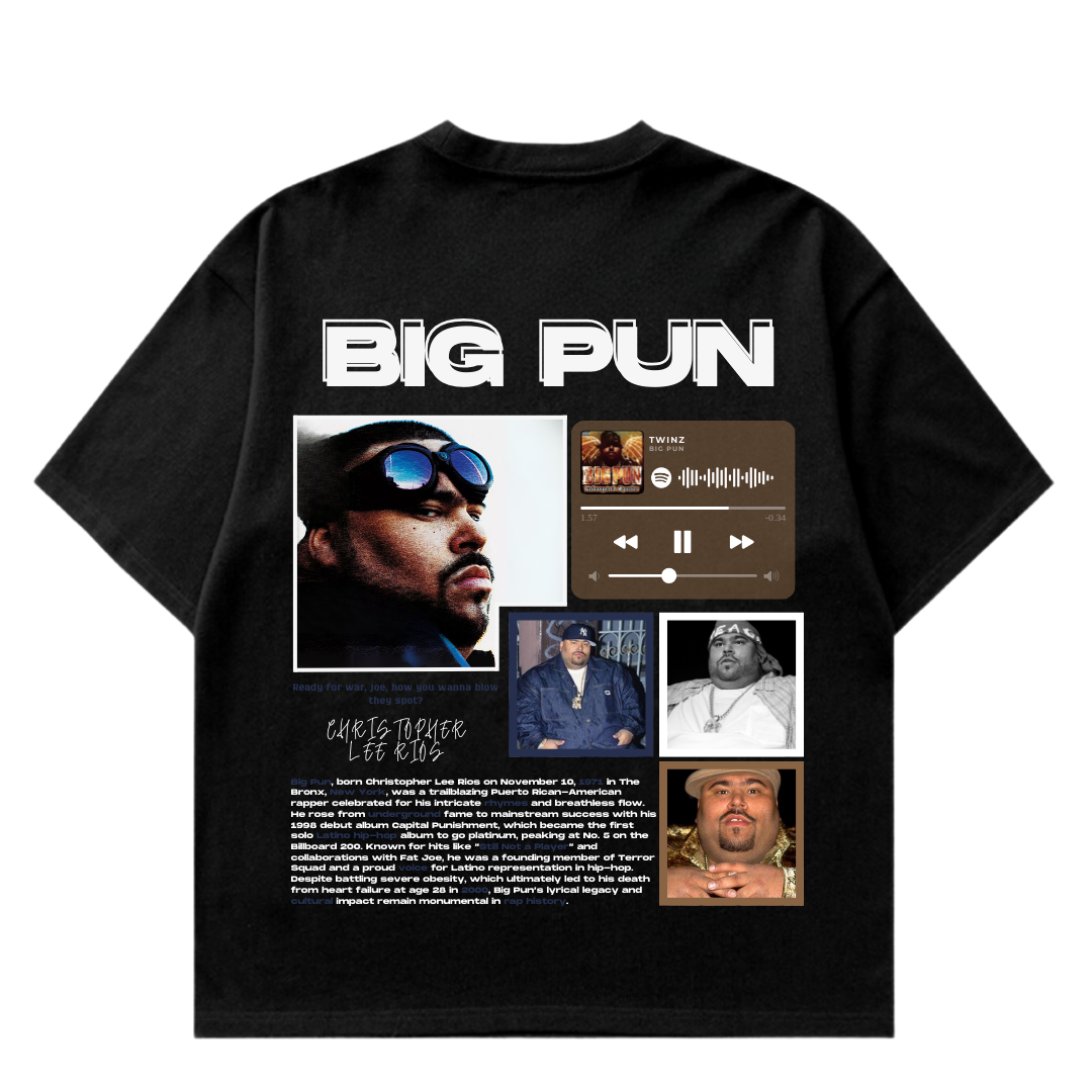 VISTELLA™ Kişiye Özel Oversize Big Pun T-shirt