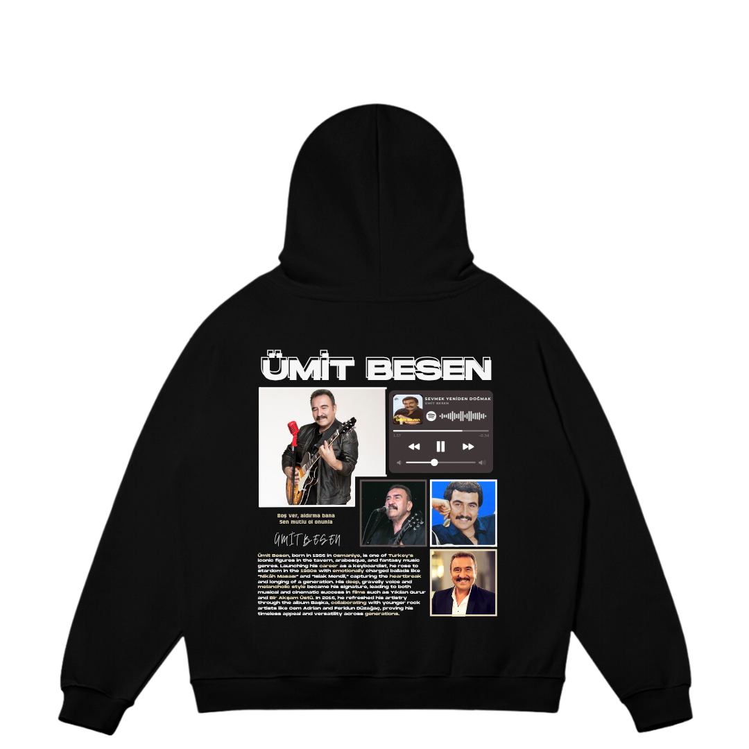 VISTELLA™ Kişiye Özel Oversize Ümit Besen Hoodie