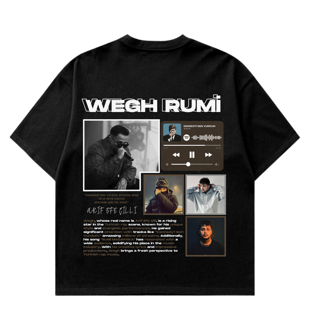 VISTELLA™ Kişiye Özel Oversize Wegh T-shirt