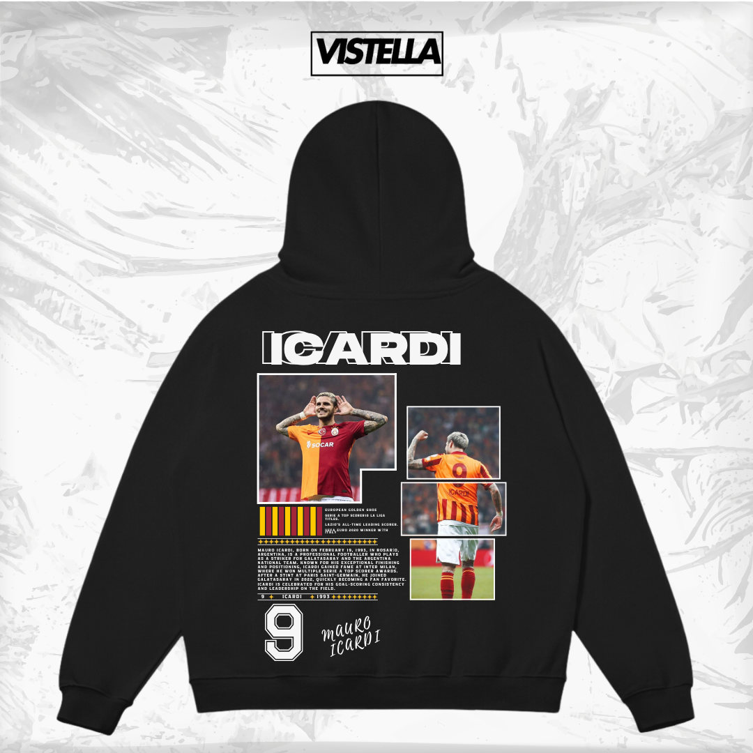 VISTELLA™ Kişiye Özel Oversize Icardi Hoodie